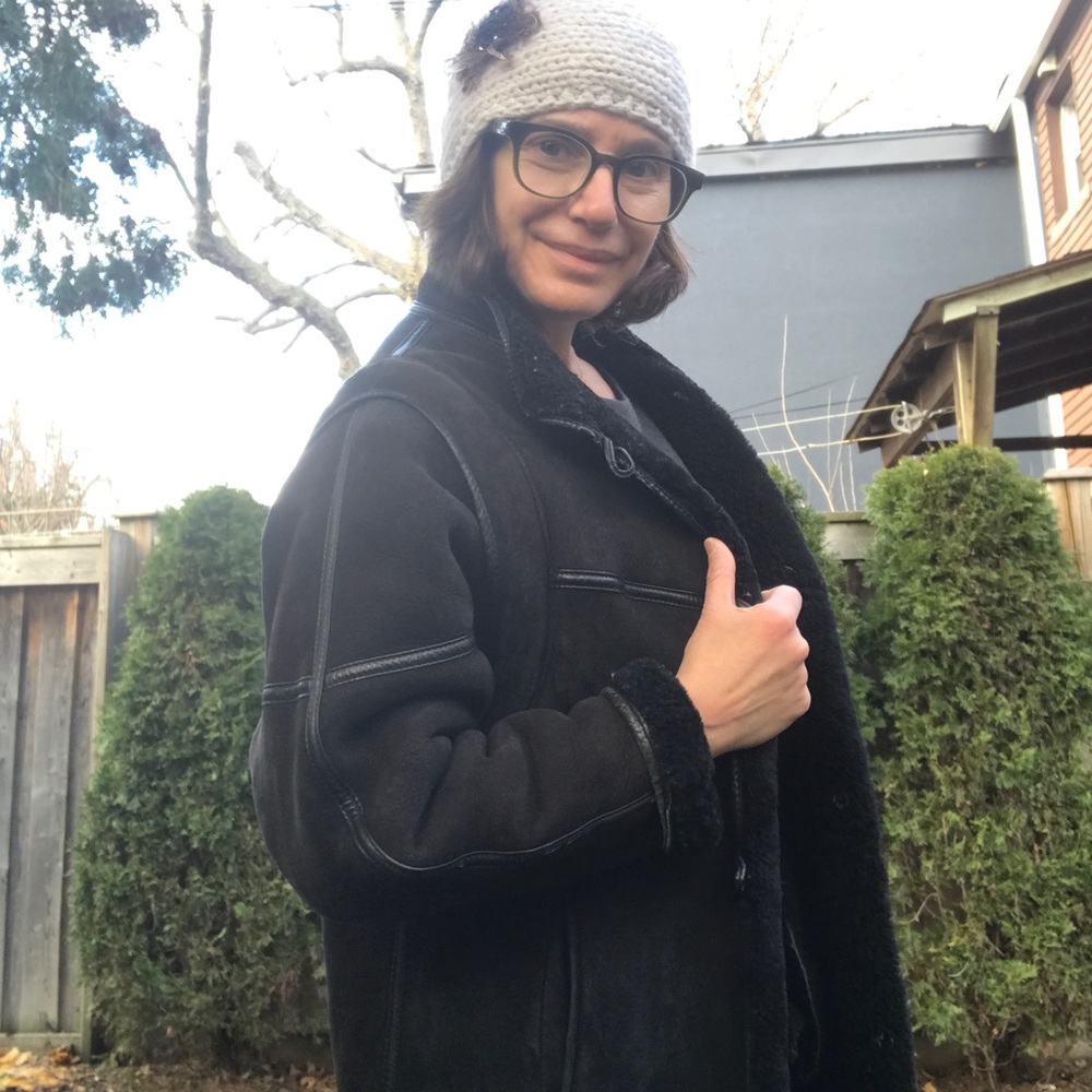Shearling Vintage Coat - Picture 10 of 14